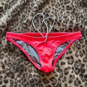 Jolyn Clothing Neon Pink and Gray Bikini Bottom